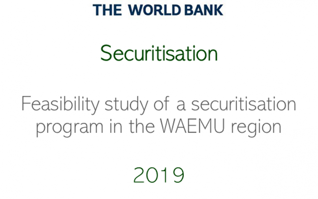 World Bank Waemu Tombstone 2019