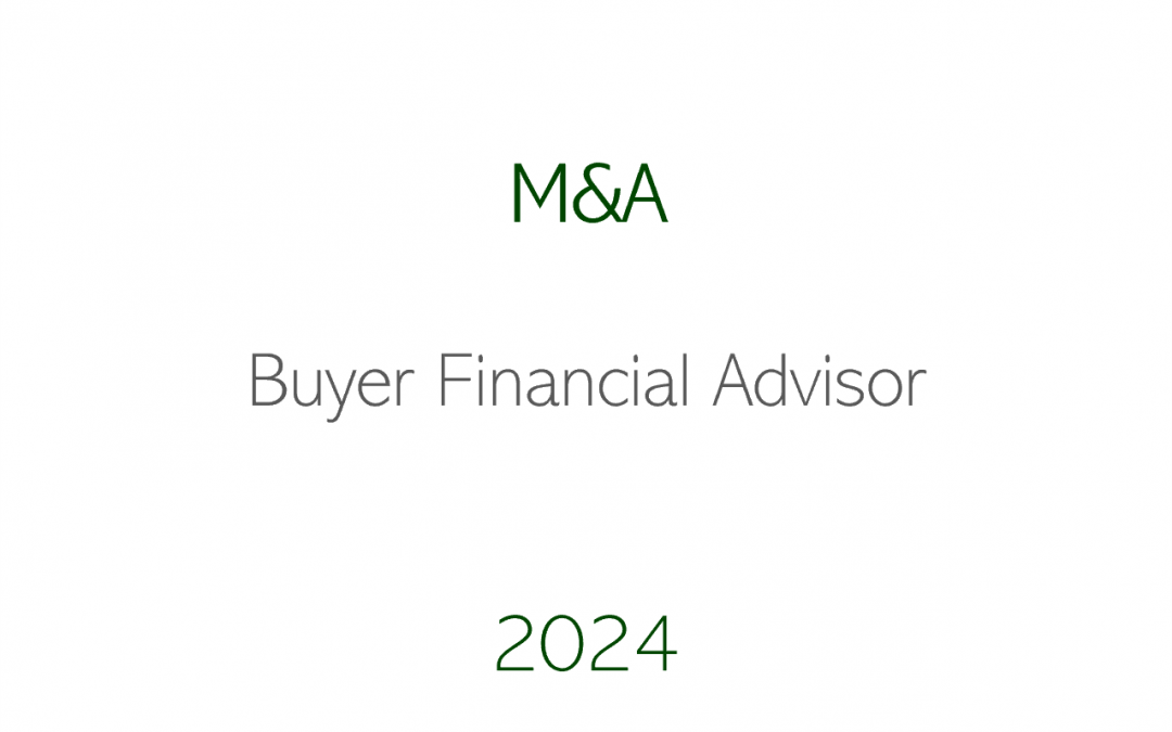 Confidential M&A Tombstone 2024